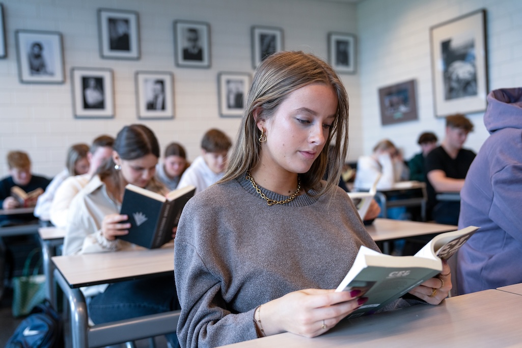 Leerlingen die lezen